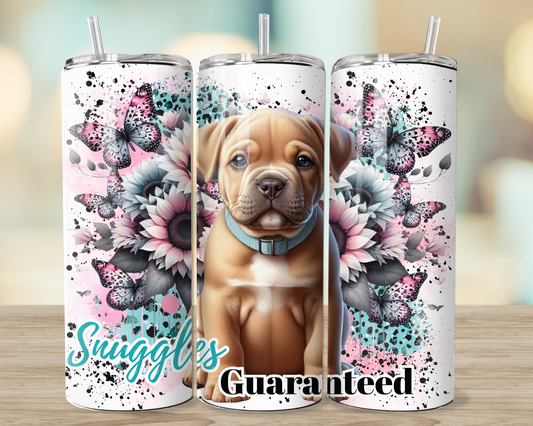 American Bulli Snuggles Guaranteed - 20oz tumbler digital sublimation wrap