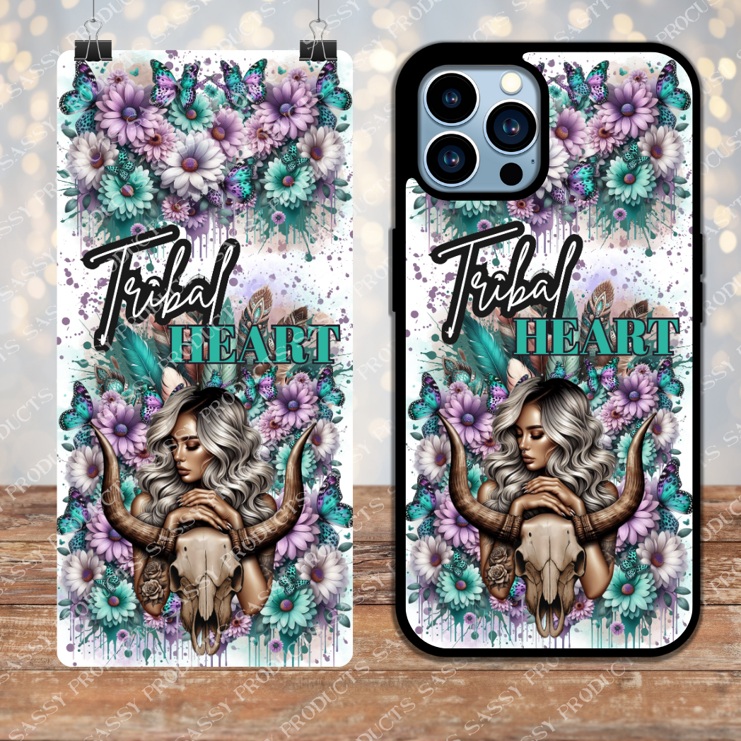 Tribal Heart - Digital phone case design