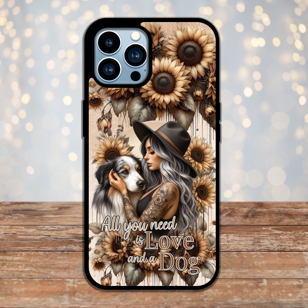 Australian Shepherd - Phone Case - All you need in love and a dog