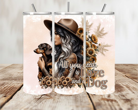 Dachshund - Stainless steel 20oz tumbler 600ml