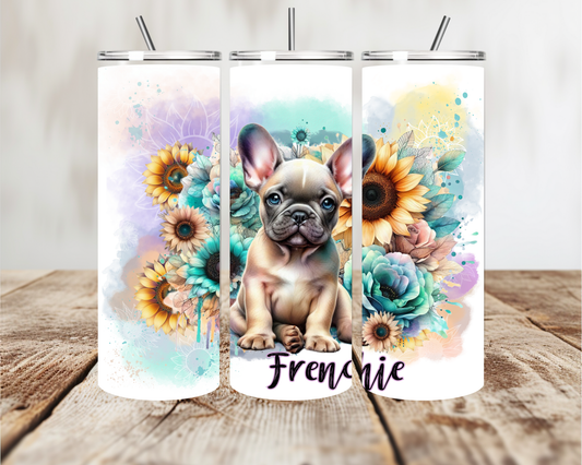 French Bulldog - Stainless steel 20oz tumbler 600ml
