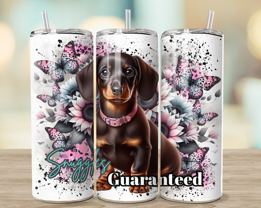 Dachshund - Snuggles guaranteed - 20oz tumbler stainless steel