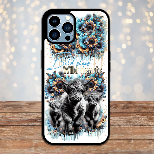 Bold Steps, Wild Hearts Phone Case