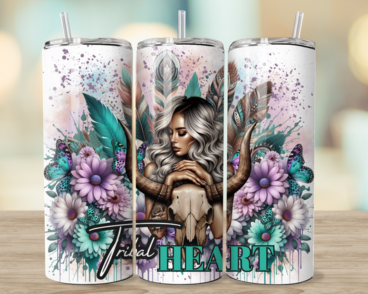 Tribal Heart – 20oz Stainless Steel Tumbler