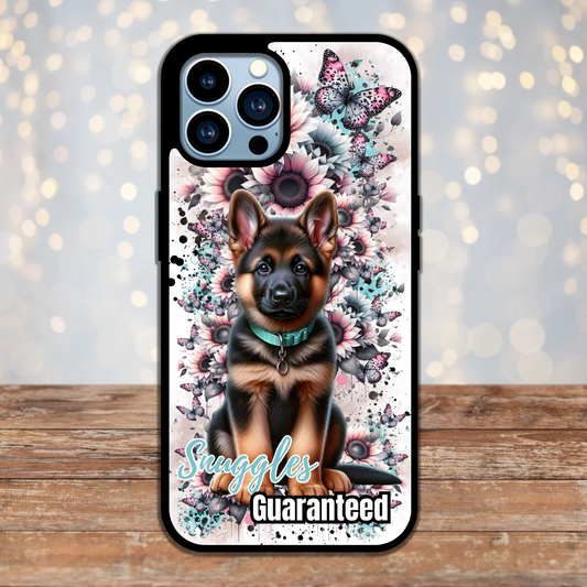 German Shepherd snuggles guaranteed  - phone case