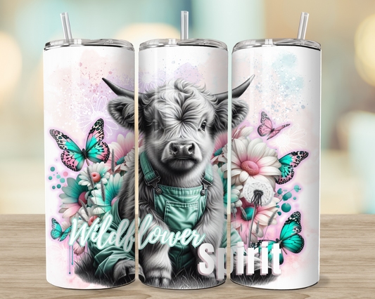 Wildflower Spirit 20oz Skinny Tumbler