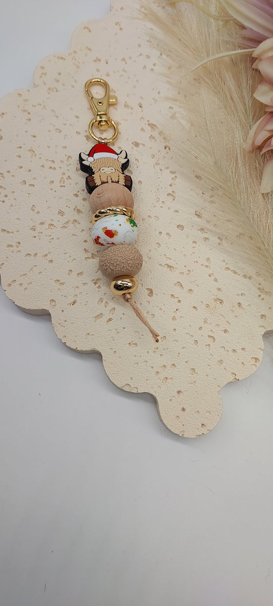 Xmas highland cow